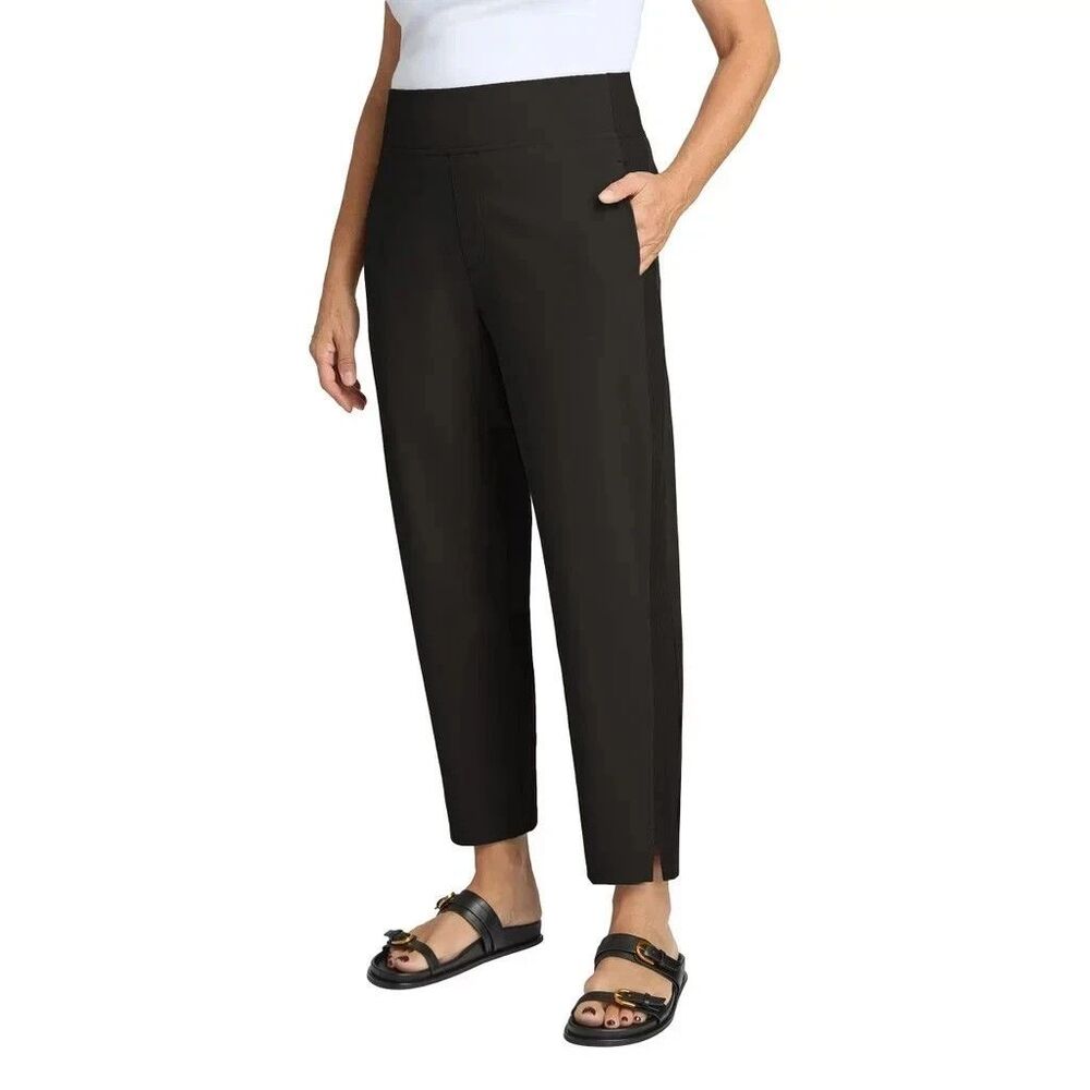 Kirkland Signature Women's Ankle Pants Size 3X Black Stretch Quick Dry Pockets